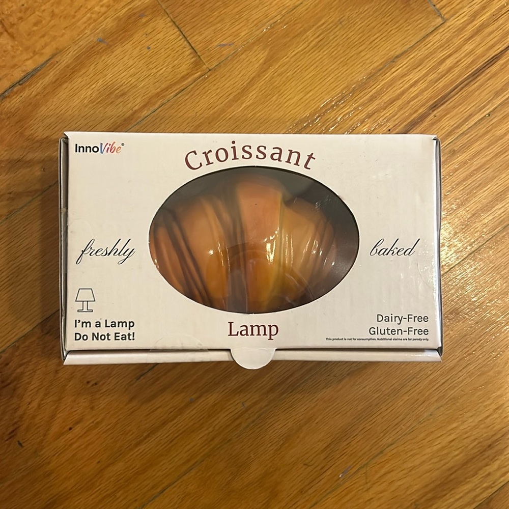 Brand new never opened croissant light lamp